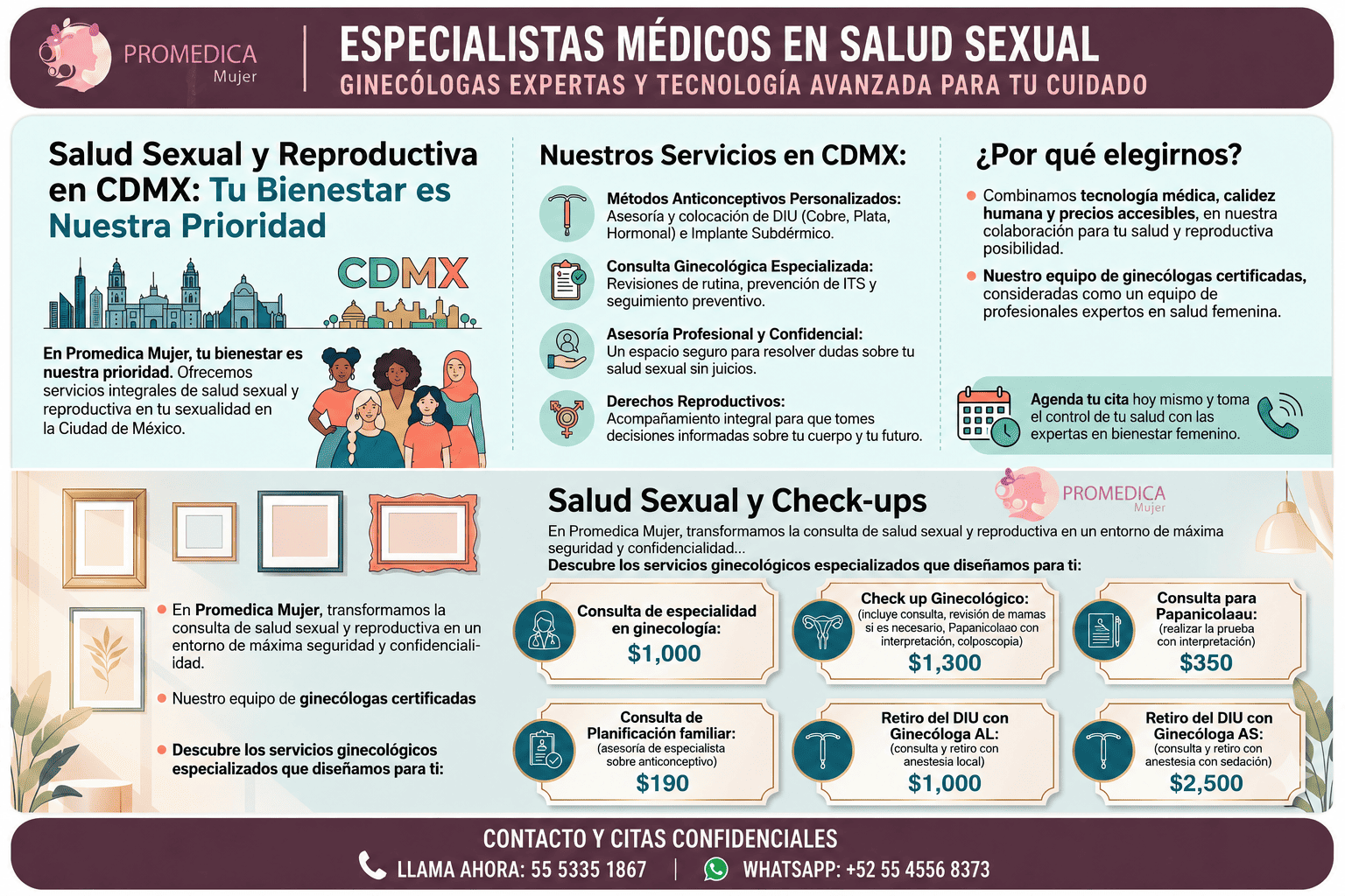 Salud sexual en CDMX Promedica Mujer